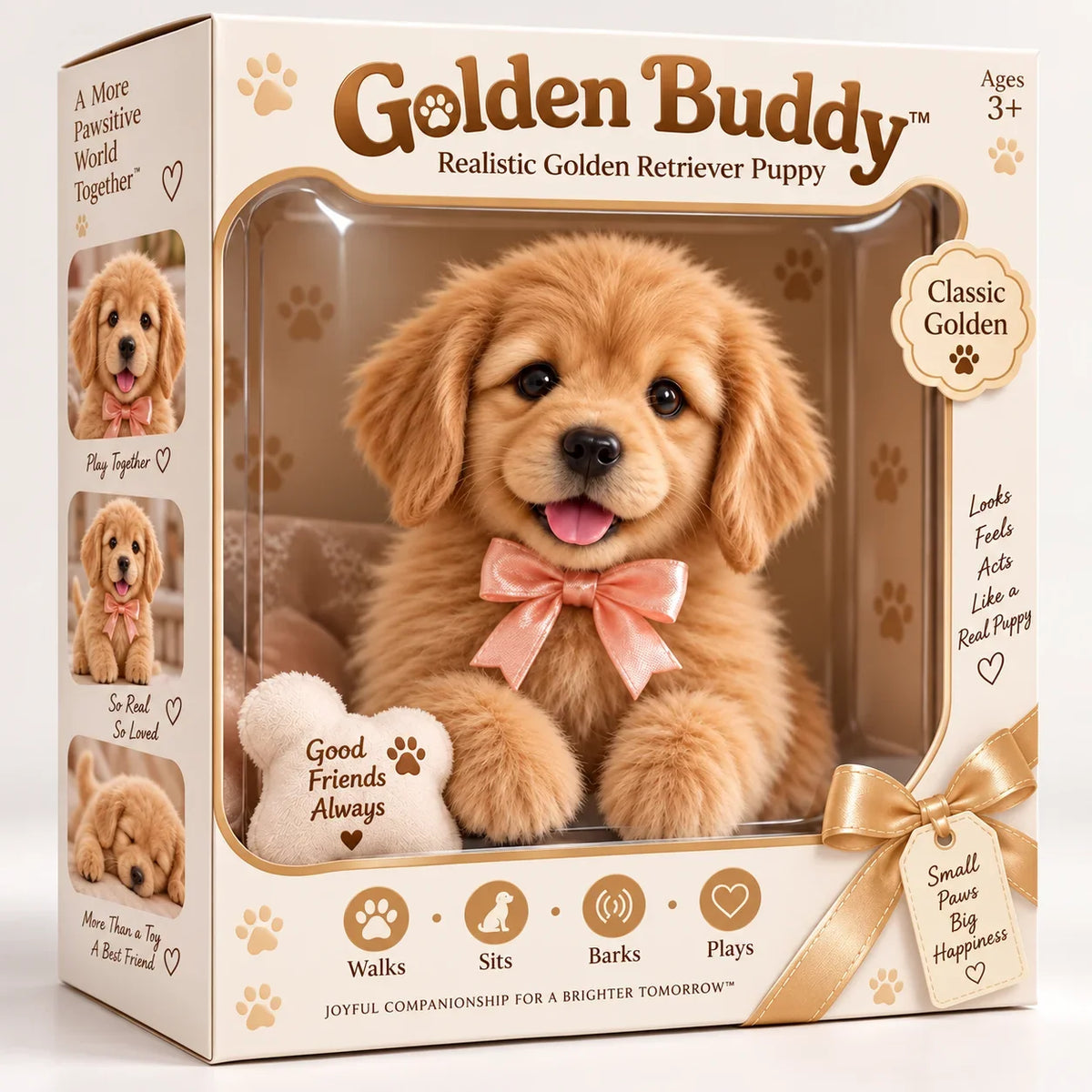 🎄54% OFF🐕🐾 Golden Buddy™ Realistic Golden Retriever Puppy