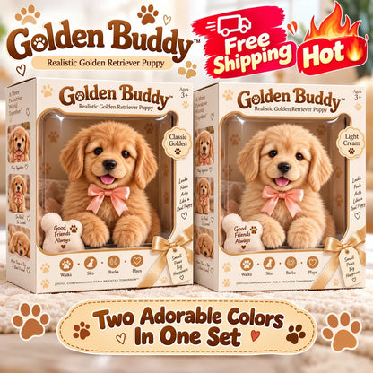 🎄54% OFF🐕🐾 Golden Buddy™ Realistic Golden Retriever Puppy